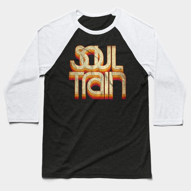 Soul Train \\ Vintage Baseball T-Shirt by tioooo